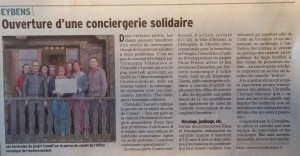 Article Dauphiné Libéré du 7/2/16